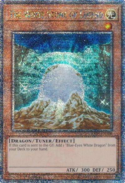 The White Stone of Legend (Quarter Century Secret Rare) [RA03-EN208-QCSR]