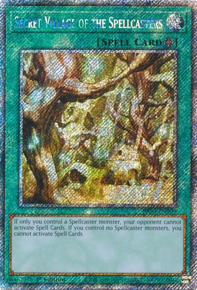 Secret Village of the Spellcasters (Platinum Secret Rare) [RA03-EN209-PlSR]