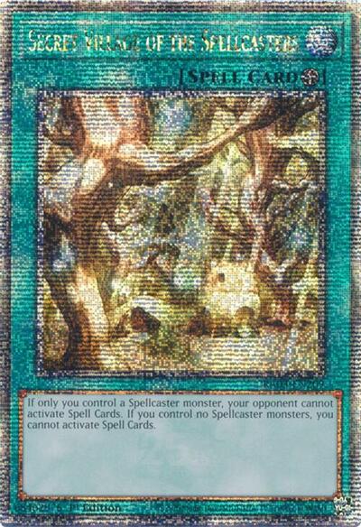 Secret Village of the Spellcasters (Quarter Century Secret Rare) [RA03-EN209-QCSR]