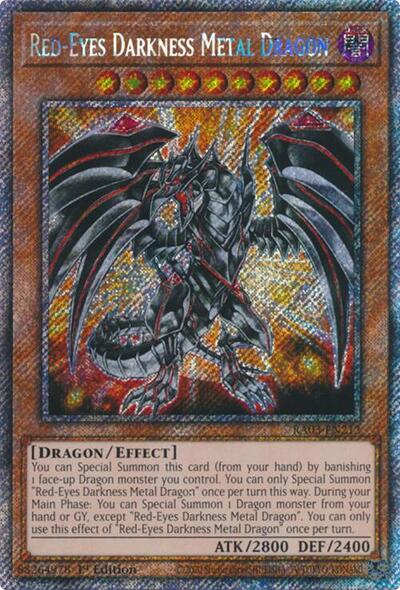 Red-Eyes Darkness Metal Dragon (Platinum Secret Rare) [RA03-EN212-PlSR]