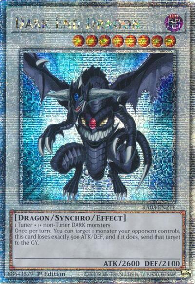 Dark End Dragon (Quarter Century Secret Rare) [RA03-EN216-QCSR]