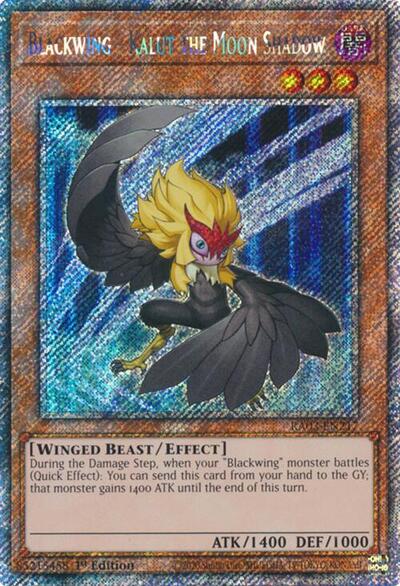 Blackwing - Kalut the Moon Shadow (Platinum Secret Rare) [RA03-EN217-PlSR]