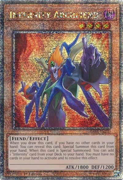 Infernity Archfiend (Quarter Century Secret Rare) [RA03-EN220-QCSR]