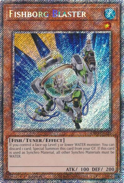 Fishborg Blaster (Platinum Secret Rare) [RA03-EN225-PlSR]