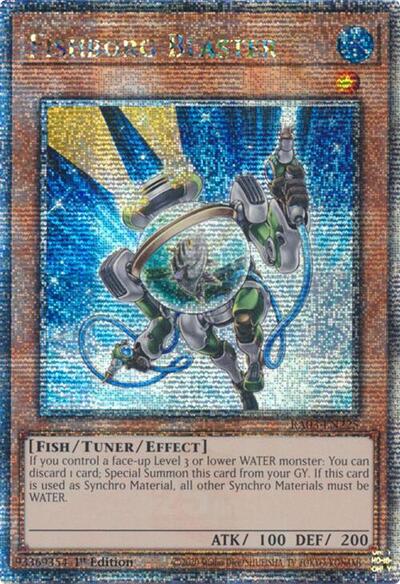 Fishborg Blaster (Quarter Century Secret Rare) [RA03-EN225-QCSR]