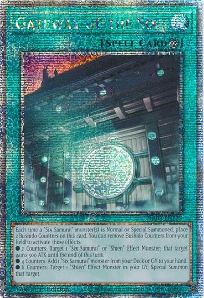 Gateway of the Six (Quarter Century Secret Rare) [RA03-EN229-QCSR]