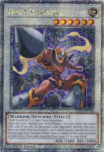 Drill Warrior (Quarter Century Secret Rare) [RA03-EN232-QCSR]