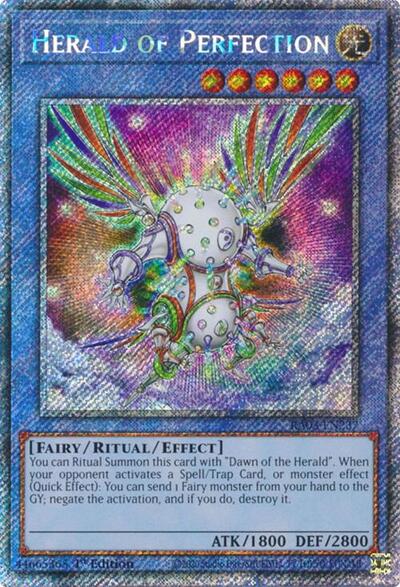 Herald of Perfection (Platinum Secret Rare) [RA03-EN237-PlSR]