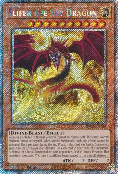 Slifer the Sky Dragon (Platinum Secret Rare) [RA03-EN244-PlSR]