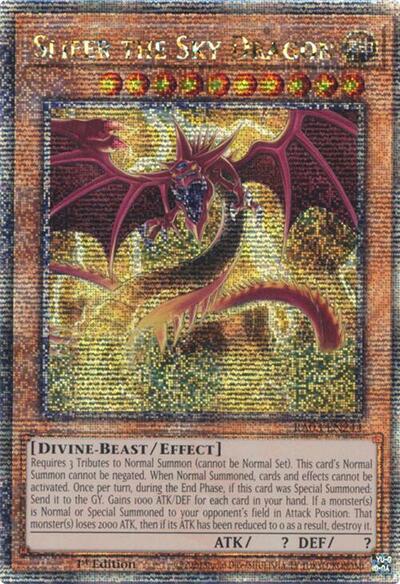 Slifer the Sky Dragon (Quarter Century Secret Rare) [RA03-EN244-QCSR]