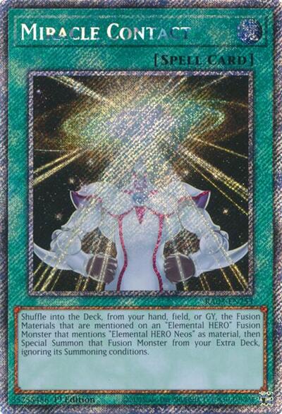 Miracle Contact (Platinum Secret Rare) [RA03-EN253-PlSR]