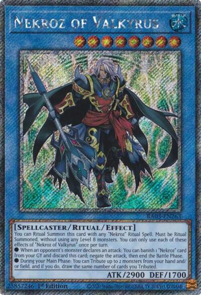 Nekroz of Valkyrus (Platinum Secret Rare) [RA03-EN263-PlSR]