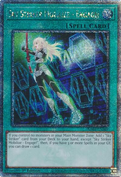 Sky Striker Mobilize - Engage! (Quarter Century Secret Rare) [RA03-EN269-QCSR]