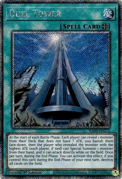 Duel Tower (Platinum Secret Rare) [RA03-EN273-PlSR]