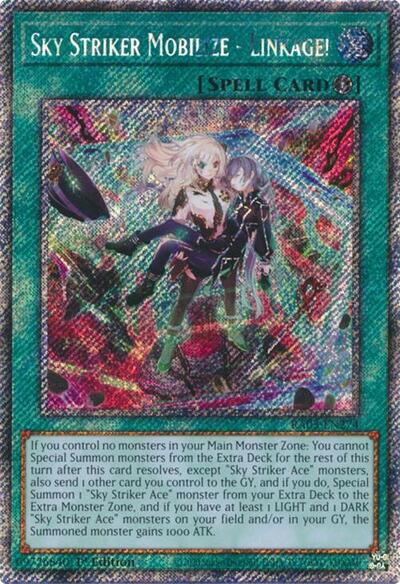 Sky Striker Mobilize - Linkage! (Platinum Secret Rare) [RA03-EN274-PlSR]