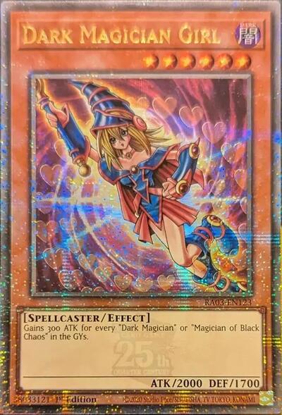 Dark Magician Girl (Quarter Century Secret Rare) (C) [RA03-EN123-QCSR-C]