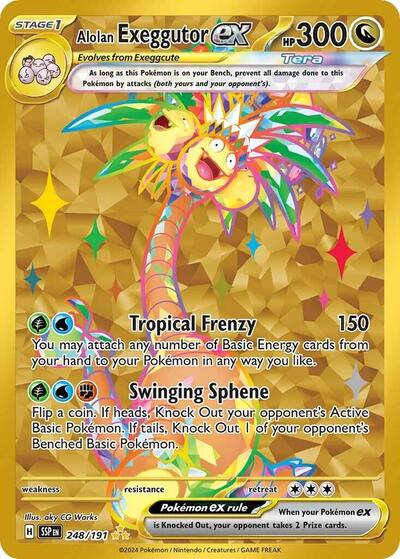 Alolan Exeggutor ex - 248/191 (Hyper Rare) [SSP-248-HYR]