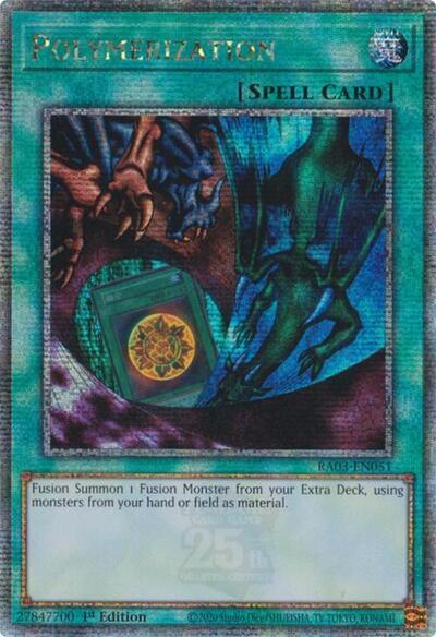 Polymerization (Quarter Century Secret Rare) (Alternate Art) (A) [RA03-EN051-QCSR-ALT-A]