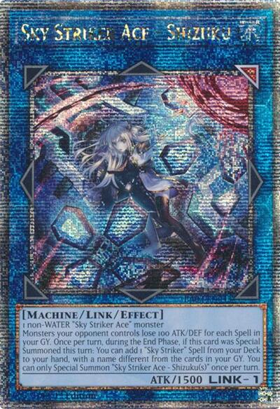 Sky Striker Ace - Shizuku (Quarter Century Secret Rare) (Alternate Art) [RA03-EN043-QCSR-ALT]