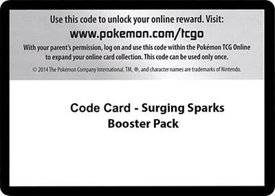 Code Card (SV08: Surging Sparks) [SSP-CODE]