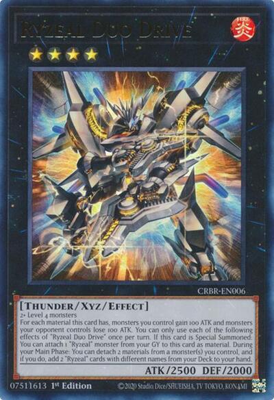 Ryzeal Duo Drive (Ultra Rare) [CRBR-EN006-UR]