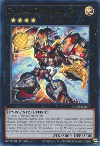 Ryzeal Detonator (Ultra Rare) [CRBR-EN007-UR]