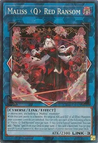 Maliss Q Red Ransom (Collector's Rare) [CRBR-EN018-CR]