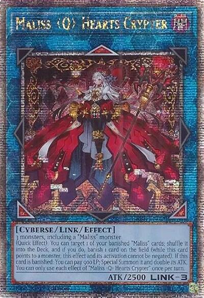 Maliss Q Hearts Crypter (Quarter Century Secret Rare) [CRBR-EN020-QCSR]