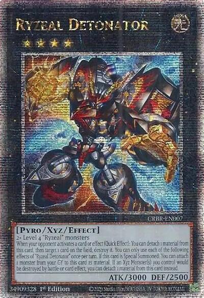 Ryzeal Detonator (Quarter Century Secret Rare) [CRBR-EN007-QCSR]