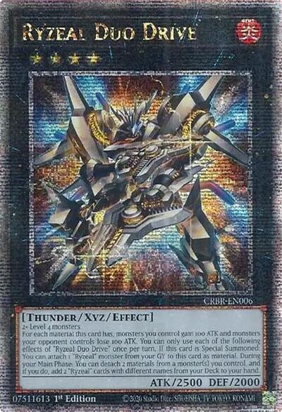 Ryzeal Duo Drive (Quarter Century Secret Rare) [CRBR-EN006-QCSR]