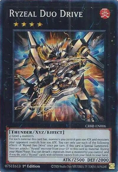 Ryzeal Duo Drive (Collector's Rare) [CRBR-EN006-CR]