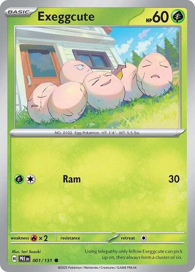 Exeggcute - 001/131 (Common) [PRE-001-C]