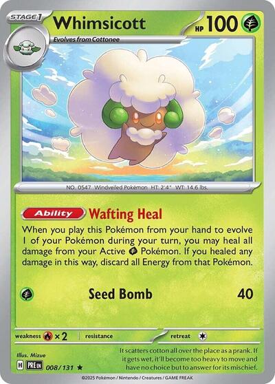 Whimsicott - 008/131 (Rare) [PRE-008-R]