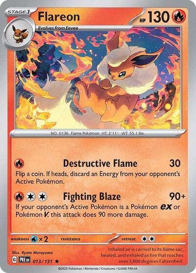 Flareon - 013/131 (Rare) [PRE-013-R]