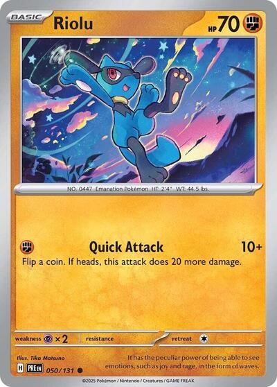 Riolu - 050/131 (Common) [PRE-050-C]