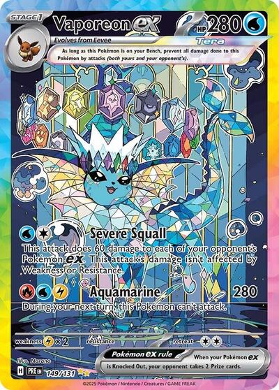 Vaporeon ex - 149/131 (Special Illustration Rare) [PRE-149-SIR]