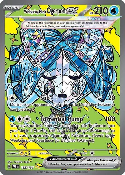 Wellspring Mask Ogerpon ex - 152/131 (Special Illustration Rare) [PRE-152-SIR]