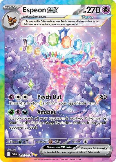 Espeon ex - 155/131 (Special Illustration Rare) [PRE-155-SIR]