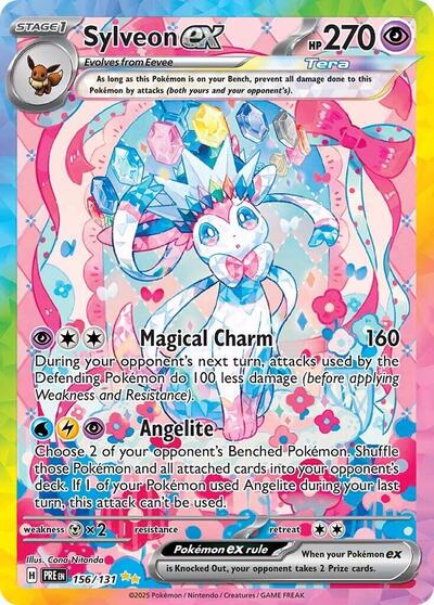 Sylveon ex - 156/131 (Special Illustration Rare) [PRE-156-SIR]