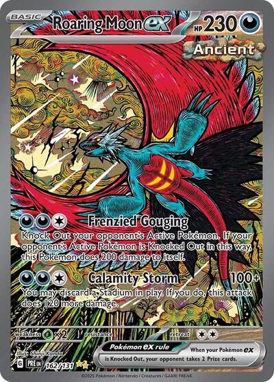 Roaring Moon ex - 162/131 (Special Illustration Rare) [PRE-162-SIR]