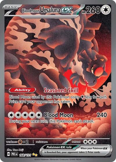 Bloodmoon Ursaluna ex - 168/131 (Special Illustration Rare) [PRE-168-SIR]