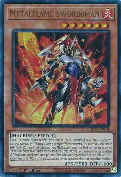 Metalflame Swordsman (Ultra Rare) [SUDA-EN014-UR]