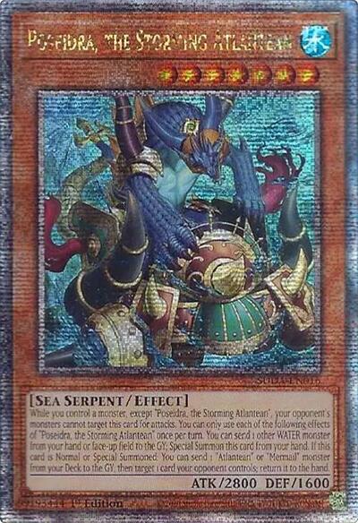 Poseidra, the Storming Atlantean (Quarter Century Secret Rare) [SUDA-EN016-QCSR]