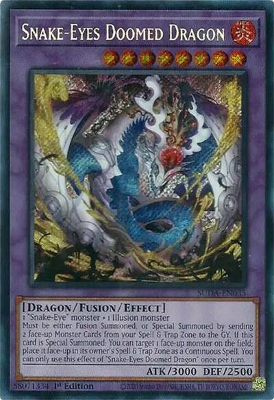 Snake-Eyes Doomed Dragon (Secret Rare) [SUDA-EN035-SeR]