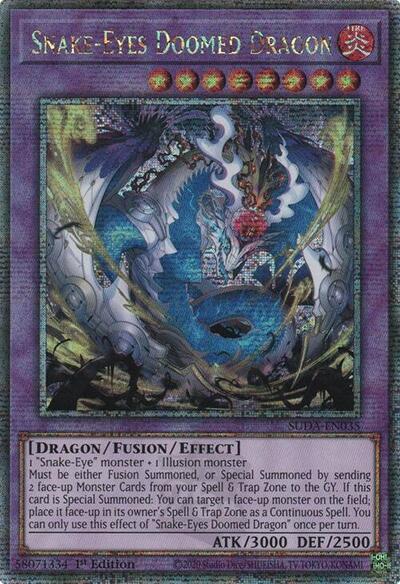 Snake-Eyes Doomed Dragon (Quarter Century Secret Rare) [SUDA-EN035-QCSR]