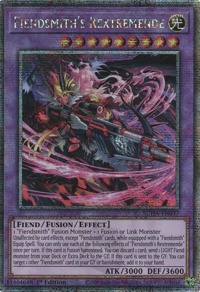 Fiendsmith's Rextremende (Quarter Century Secret Rare) [SUDA-EN037-QCSR]