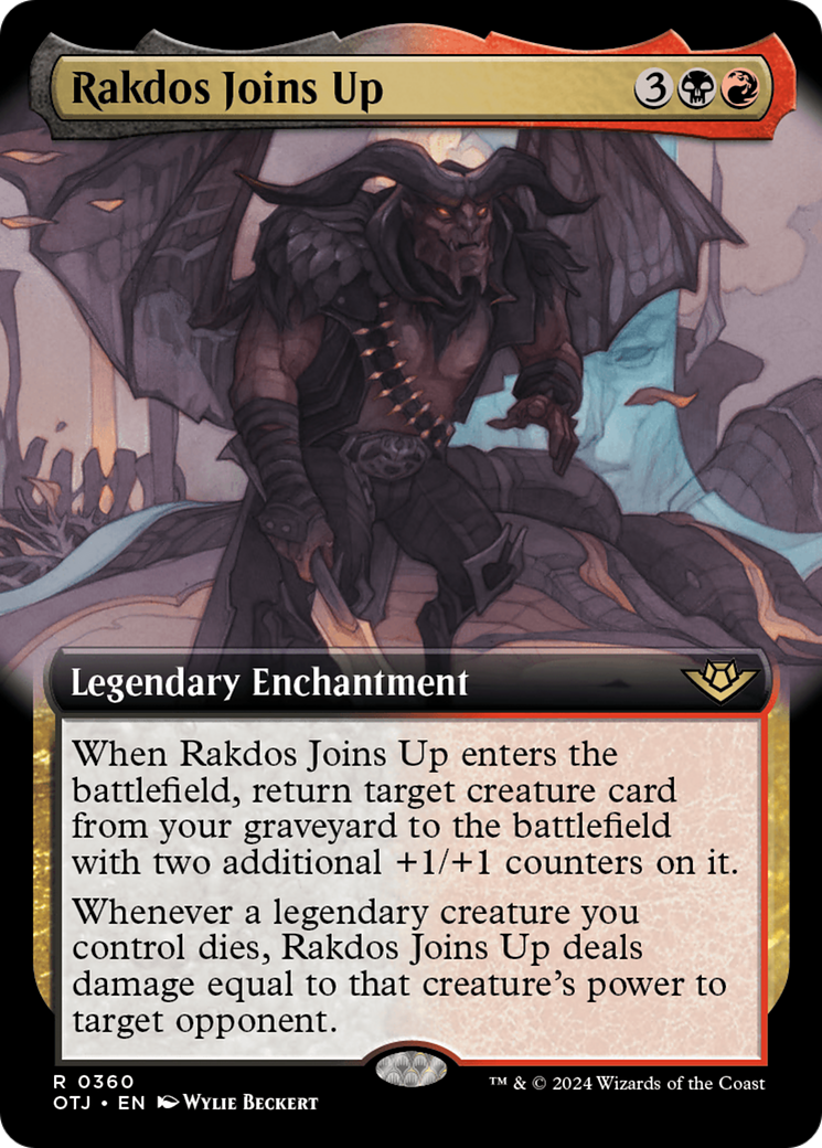 Rakdos Joins Up - Extended Art [OTJ-360]