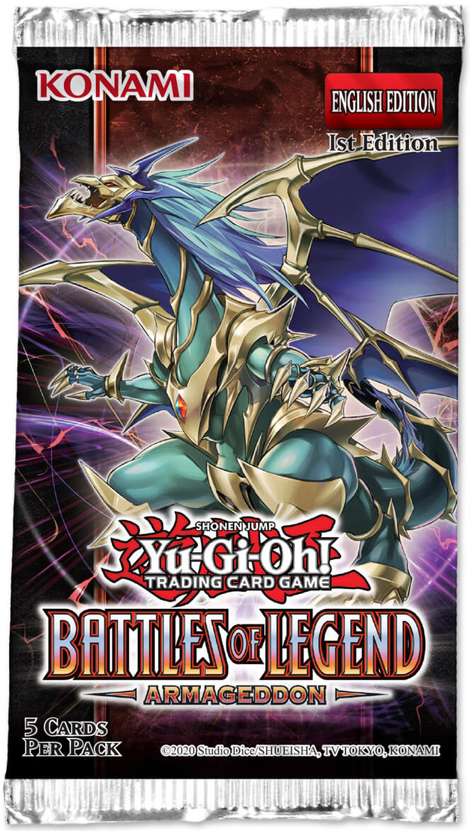 Battles of Legend - Armageddon  1st Edition Booster Pack