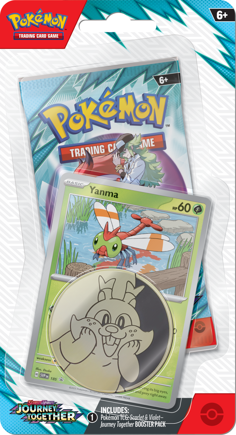 Pokémon TCG: Scarlet & Violet - Journey Together - Blister Pack - Single Booster - Yanma Promo Card