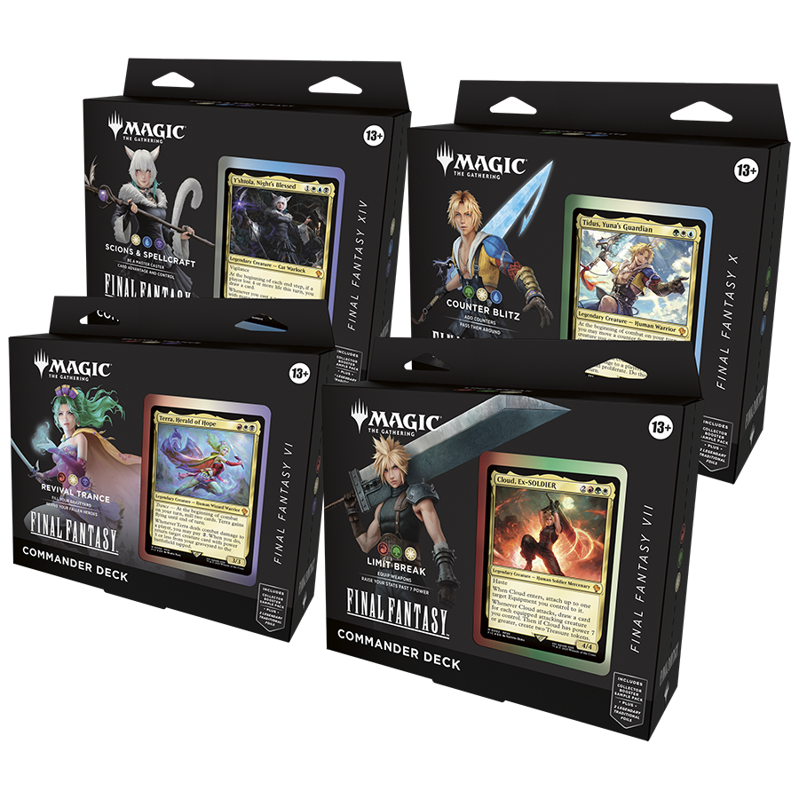 FINAL FANTASY: Commander - Commander Decks - Set of 4